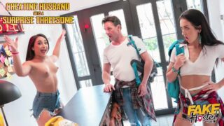 FakeHostel – Zuzu Sweet & Sara Diamante – Cheating Husband gets a Surprise Threesome