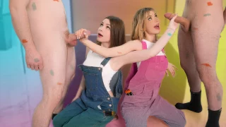SisSwap – Adrianna Jade & Demi Hawks – Kinky Art Class (04.17.2023)
