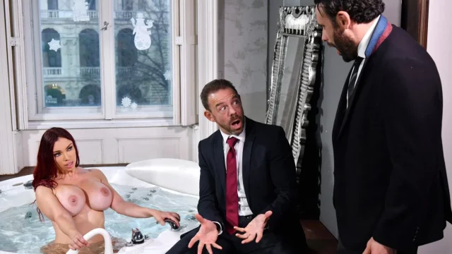 Insatiable Redhead Octokuro Cheats On Boyfriend In Airtight DP Threesome