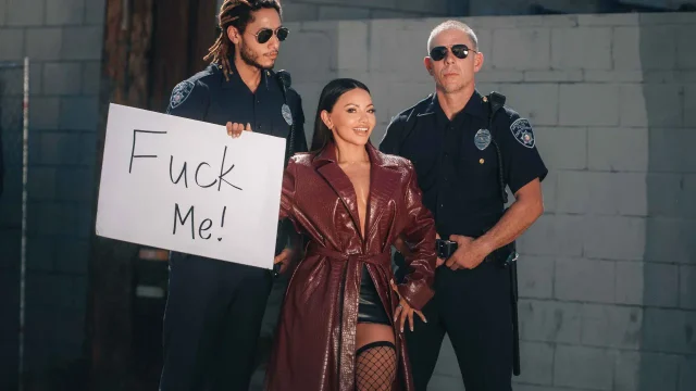 Brandy Salazar – Double Booked! You Gonna Fuck Me, Officers – Brazzers