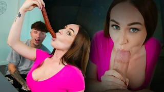 Emily Norman - Stepsis Proves She's A Throat Goat - MyPervyFamily