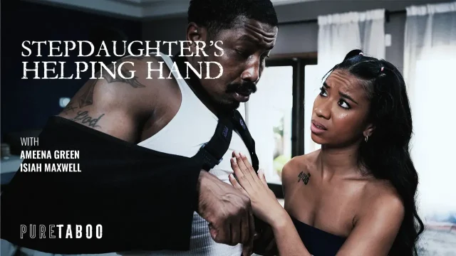 Ameena Green – Stepdaughter’s Helping Hand – PureTaboo