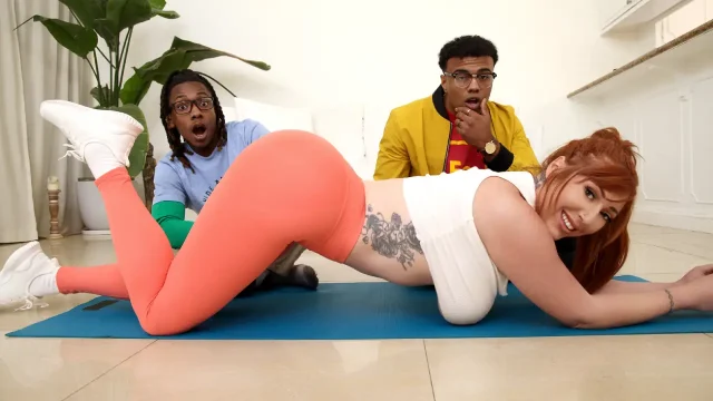 Lauren Phillips – Taking Two Big Black Cocks While My Nerdy Son Isn’t Watching – MYLFSingles