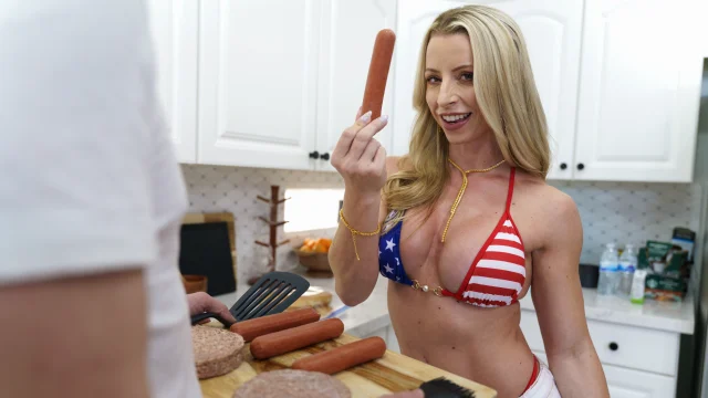 Tiffani Time – Stepmom Is Ready For July Fourth Wiener – MomWantsToBreed