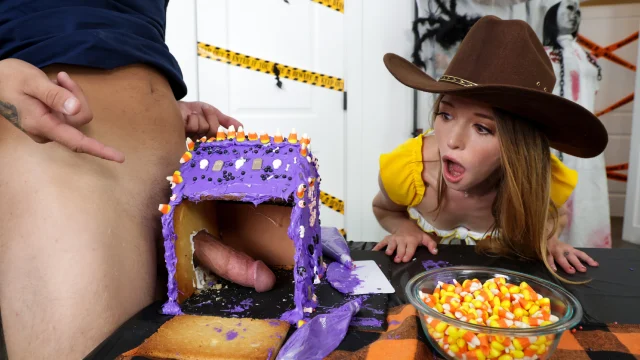Myra Moans – Stepsis Uses My Frosting To Decorate – StepSiblingsCaught
